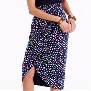 J. Crew Ratti Happy Cat Tulip Skirt
